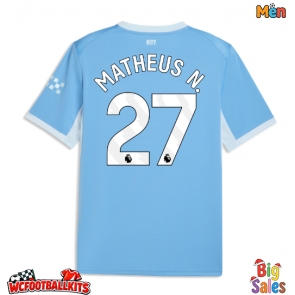 Manchester City Matheus Nunes #27 Replica Home Stadium Shirt 2026-27 Short Sleeve
